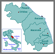 Situated in Central Italy on the Adriatic Sea side, the 'Le Marche' region is spectacular. The Skydiving centre situated only 5 minutes away from the beach, near the small seaside town of ‘Porto san Giorgio’. Famous for it precious flat blue seas, a soft velvet beach, long, tree-lined avenues, an avant-garde tourist port, winner of the E.E.C blue flag award, surrounded by a peaceful green oasis.